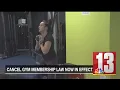 Cancel gym membership law now in effect