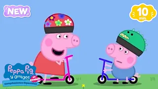 ¡El Monopatín y Jugando con Sombras! 🛴👤| Peppa Pig e Mais em Português  - Clipes e Histórias