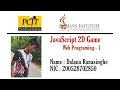 JavaScript 2D Game Development Java Institute Dalana Ranasinghe