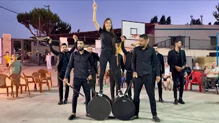 شاهد اجرام الفتاة على طبل😳مع اقوى زقفة من الجمهور يا لطيف traditional dabke dance 