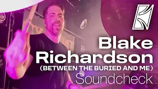 Blake Richardson BETWEEN THE BURIED AND ME Soundcheck Shibuya CYCLONE