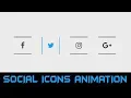Css hover animation 2019 Social media icons css hover effects cool css effects