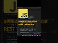 Spread and Rest Operator in JavaScript CodingClash
