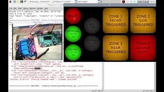 Heating Security Control Part 24 - Raspberry Pi coding python tkinter gui