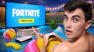 J'ai Passé 24 HEURES Dans Ma Piscine