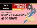 29 OCR A Level H046-H446 SLR6 - 1 2 Writing following algorithms