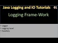 Java Logging - Logger Handlers Formatters Java IO Tutorials