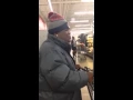 Man sings I won t complain in grocery store