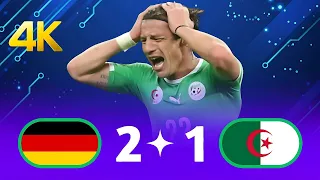 الجزائر ألمانيا مباراة تحبس الأنفاس 28 دقيقة من المتعة الكروية الجزائر تعذب الماكينات الأمانية 