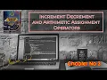 and Arithmetic Assignment Operators Chapter 3 Computer 10 Class Sindh Board