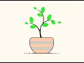 Flat Design Potted Plants Illustrator CC Tutorial