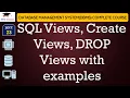 L73 SQL Views Create Views DROP Views with examples SQL Tutorial for Beginners