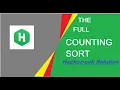 THE FULL COUNTING SORT HACKERRANK SOLUTION
