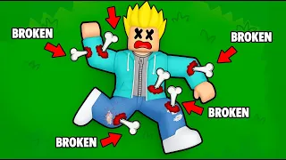 I HAVE BROKEN ALL MY BONES IN ROBLOX 🦴🦴 Khaleel and Motu Gameplay