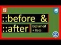 Understanding the before and after CSS pseudo elements and uses pt1