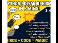 Polymorphism in Python Explained in 3 Minutes with Real Code Examples
