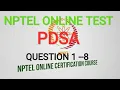 ONLINE TEST 2 NPTEL Programming Data Structures And Algorithms Using Python AFTER EXAM