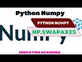 Manipulating arrays using Swapaxes