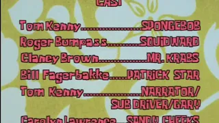 SpongeBob SquarePants End Credit English S1 S8 