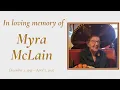 Myra McLain Memorial - 4 18 25