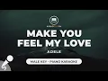 Make You Feel My Love - Adele (Male Key - Piano Karaoke)