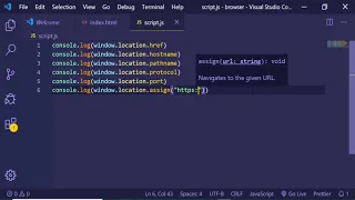 Javascript Window Location Object Crash Course in HTML5