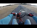 Coleman CC100X Minibike Straight Piped No Governor TOP SPEED TEST