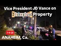 Download Lagu 7-11-25 Massive Police response on Disneyland Drive -protests - Vice President JD Vance on Property