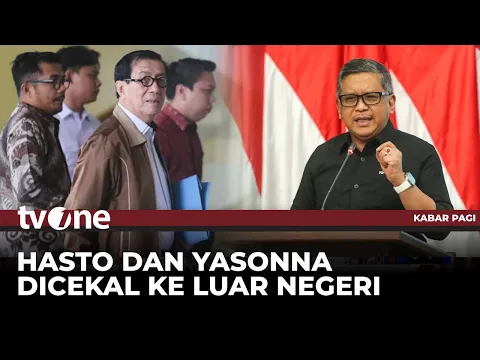 KPK Cegah Sekjen PDIP Hasto & Yasonna Laoly ke Luar Negeri