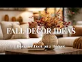 Affordable Fall Decor Ideas Designer Look on a Budget