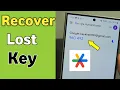 How to recover google authenticator key Google authenticator code lost key Recover