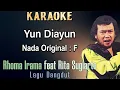 Download Lagu Yun Diayun (Karaoke) Rhoma Irama Feat Rita  Sugiarto - Nada Asli F - Lagu Dangdut