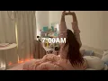 7am morning routine 7pm night routine living alone diaries
