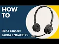Jabra Engage 75 How to pair Jabra Support