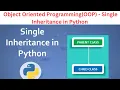 30 Single Inheritance in Python