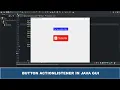 Java GUI Tutorial - JButton Class in Java GUI With ActionListener Interface Demo