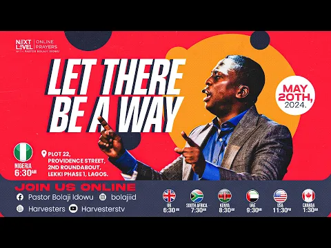 Download MP3 Next Level Prayers || Let There Be A Way || Pst Bolaji Idowu || May 20th 2023