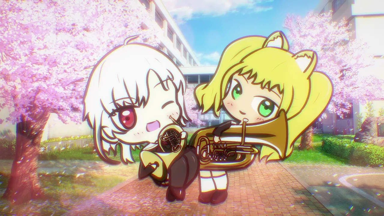Kumiko & Reina's duet (Horn & Tuba cover) | 愛を見つけた場所 - 奥華子