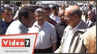 بالفيديو  محافظ الجيزة يطالب أصحاب المحال بعدم رش المياه فى الشارع دندنها