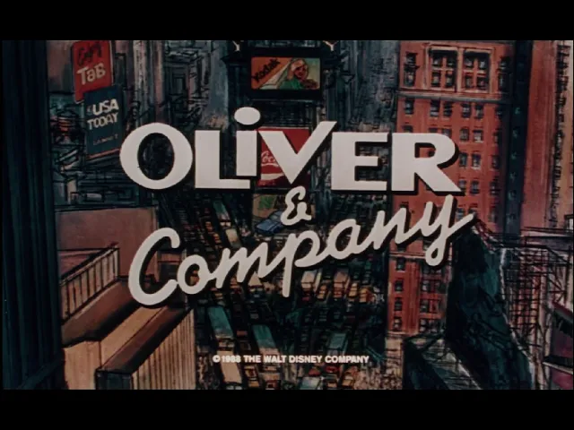 Oliver & Company - 1996 Reissue Theatrical Trailer (35mm 4K)