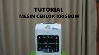 Download TUTORIAL SETTING MESIN CEKLOK KRISBOW MT-6100N - MESIN AMANO CEKLOK - MITRA BERKAT BERSAMA MP3