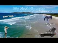 My First Hipcamp Beach driving at Evans Head camping at Brickella a resident horse and Woodburn
