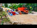 Download Lagu WADIDAU !!! Mobil Truk Tronton Panjang Bongkar Mainan Mobil Mobilan Truk Molen, Bus Telolet, Ambulan
