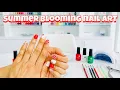 Summer blooming nail art by mmhstyle - andbeauty cute summer nail art