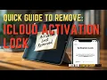 Remove iCloud Activation Lock on iPad Guide