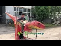 How To Put On Our Riding Dinosaur Costume