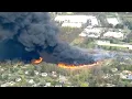 Homes evacuated as large brush fires burn in Rockland County