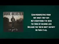 Jamie Webster - Stop Living Blind (Lyrics)