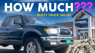 How Much Will CarMax Give Me For My Rusty 21 Year Old Toyota