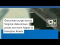 Gas prices surge across Virginia data shows prices are even higher in Hampton Roads